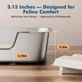 thumbnail image 2 of Stainless Steel Cat Litter Box with Low Entry, Metal Kitty Litter Box for Senior or Injured Cats, Odor-Free, Non-Stick, Easy to Clean, 17.5"x13.6"x5.9", Litter Pan for Medium and Small Cats, 2 of 6