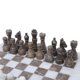 thumbnail image 5 of Juego de ajedrez Marble Hives, blanco y gris, 38 x 38 cm, con tablero y piezas, 5 of 6
