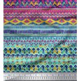 thumbnail image 2 of Soimoi Poly Crepe Fabric Geometric,Leaves & Floral Panel Printed Craft Fabric by The Yard 52 Inch Wide, 2 of 2