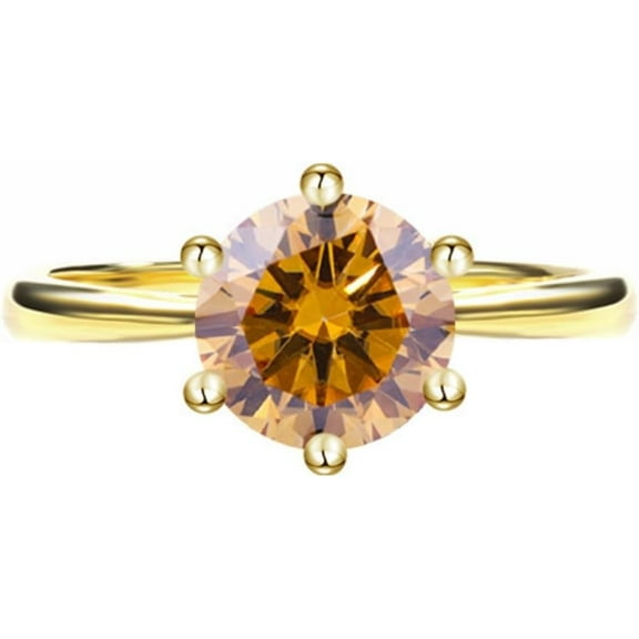 2-3 CT Gold Moissanite Ring for Women Diamond Engagement Rings 925 Sterling Silver Moissanite Ring Womens Anniversary Rings Diamond Wedding Rings Diamond Eternity Rings