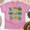 Azalea, variant on Lucky Teacher Shirt – Green Bow & Classroom Icons Graphic Tee, Ash, Size 2XL