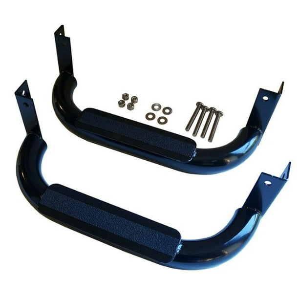 Black Mega Sport Steps for Club Car DS Golf Carts 1981+