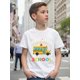 thumbnail image 1 of Boys/Girls School Bus Theme Back To School Cotton Graphic Tees, Black Casual Style Summer Tops With School Bus Print, Gift For School Events, Fashionable And Fun, 1 of 8