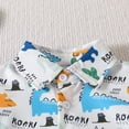 thumbnail image 6 of Coerni Short Sets for Boy, Toddler Boys Short Sleeve Cartoon Dinosaur Prints T Shirt Tops Shorts Kids Gentleman Outfits, 6 of 6