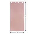 thumbnail image 5 of Mainstays Pink Blush Solid Blackout Grommet Curtain Panel Pair, Set of 2, 30 in x 63 in, 5 of 10