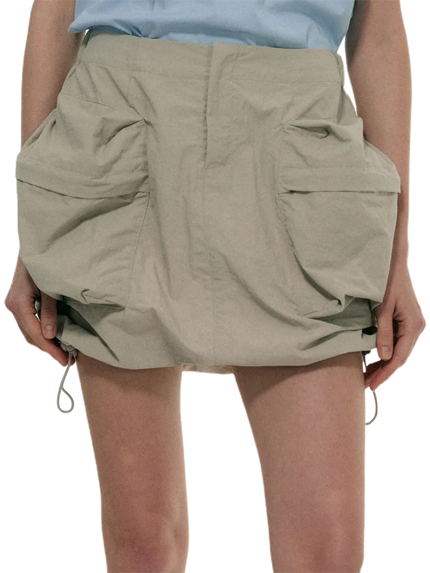 Cargo Skirts for Women Baggy Low Rise Vintage Gothic Aesthetic Retro