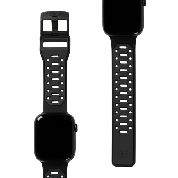 UAG Apple Watch Band 49/46/45/44mm iWatch Series Ultra 3/Ultra 2/Ultra/4-11/SE3/SE2/SE Civilian Graphite/Black (New Edition) Sport Sweatproof Adjustable Replacement Strap