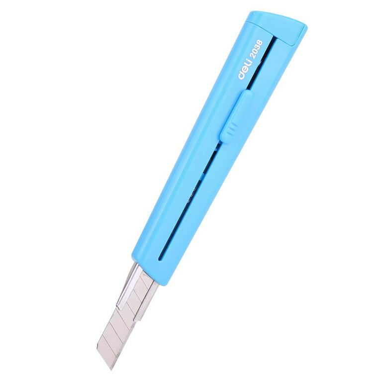 DELI Portable Oval Mini Paper Cutter Retractable Utility Knife Open Bo –  AOOKMIYA