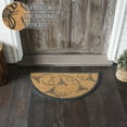 thumbnail image 3 of VHC Brands Buzzy Bees Coir Rug Half Circle 16.5x33, 3 of 5