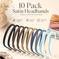thumbnail image 3 of Gocvo 10Pcs Hair Headbands for Women Non-Slip Plastic Headbands Thin Headbands with Teeth, Daily Hair Accessories Designed for Glasses Wearers, Blue, 3 of 8