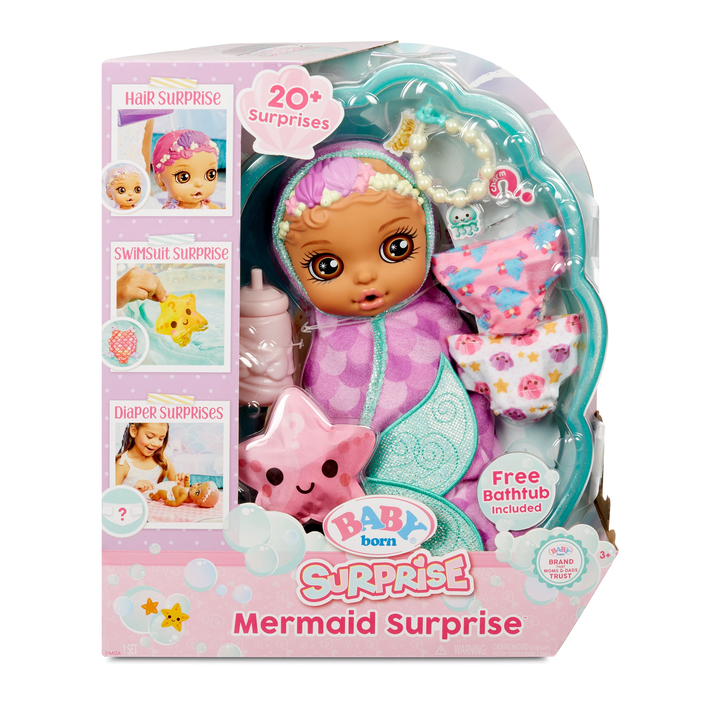 baby born mermaid doll