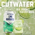 thumbnail image 4 of Cutwater Spirits Tequila Lime Margarita, 4 pack 12 fl. oz. Aluminum Cans, 12.5% ABV, 4 of 13
