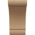 thumbnail image 2 of 12"W x 12"D x 24"H Wide Olympic Rough Cedar Woodgrain TimberThane Corbel, Primed Tan, 2 of 6
