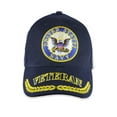 thumbnail image 6 of US Navy Veteran Hat for Men and Women Officially Licensed Product Adjustable Strap Baseball Cap - USN Veteran Embroidered Baseball Cap Beautifully Stitched Lettering on Front and Back (Navy Blue), 6 of 7
