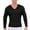 Black, variant on Insta Slim I.S.Pro USA Compression Long Sleeve V-Neck - 1VLS001