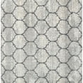 thumbnail image 1 of Ahgly Company Machine Washable Indoor Rectangle Contemporary Dark White Beige Area Rugs, 3' x 5', 1 of 7