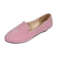 thumbnail image 2 of Miluxas Flats Shoes for Women Slip on Round Toe Comfortable Women's Flats Ballet Flats Shoes Loafers Pink 6.5(38), 2 of 9