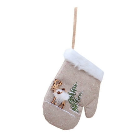 

Veki Christmas Flannel Socks Gloves Children s Candy Bag Gift Bag Guitar String Beads