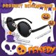 thumbnail image 4 of Gafas de calavera YONGSHENG para graduación de Halloween montura redonda con diamantes B2959, 4 of 4