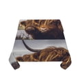 thumbnail image 5 of Wukai Yak Waterproof Tablecloth for Kitchen Dining, Fits Square Tables for 2-4 Seats -54"x54", 5 of 7