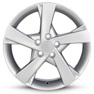 LUNEGUE 17x7 Replacement Wheel – Black With Machine Face, Fits 2014-2016 Toyota Corolla, OE Direct Fit, 17 Inch Rim