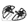 thumbnail image 1 of Par Aluminio Aleación Motocicleta Pie Clavijas Delantero Piloto Pie Reposapiés Apoyo, 1 of 7