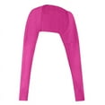 thumbnail image 5 of Lovskoo 2024 Cropped Cardigan Sweaters for Women Open Front Ladies Solid Color Short Long Sleeve Jacket Knit Tops Hot Pink, 5 of 6
