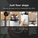 thumbnail image 5 of Cafetera Máquina de espresso portátil Tritan Tanque de agua Mini Goteo eléctrico Cafetera al aire li Tomshoo  Cafetera, 5 of 7