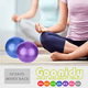 thumbnail image 4 of Mini pelota de yoga para entrenamiento, terapia de pilates, pelota de equilibrio para ejercicios de estabilización en casa, 4 of 5