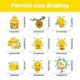 thumbnail image 3 of Pegatina de Ventana Dormitorio Cristal Decoración LADIGASU Abeja Flor 1X, 3 of 7