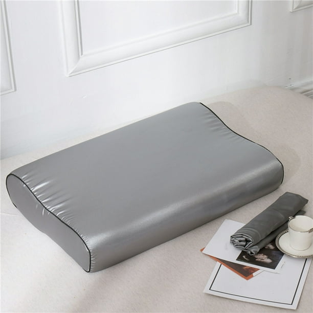 Funda de Almohada de Seda Satinada con Cremallera para El Cuidado Del Cabello y La Piel, 60 X 40 Cm, Refrescante para Cabello Rizado, Suave y Transpirable para Un Sueño Reparador.