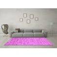 thumbnail image 3 of Ahgly Company Indoor Rectangle Solid Purple Modern Area Rugs, 8' x 12', 3 of 4