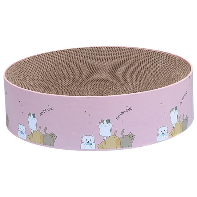Cat Scratch Bowl Cat Scratcher Round Cat Scratching Board Corrugated Scratch Pad B Large