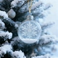 thumbnail image 2 of BingTong Enchanted Christmas Ball Ornaments,Winter Wonderland Christmas Ornaments,Holiday Centerpiece Ornaments,Can Be Used to Decorate Trees,Add Touch Color Your Christmas Tree D, 2 of 4