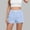 *Light Blue, variant on ClodeEU Women's Striped High Waisted Loose Fit Wide Leg Shorts,Casual Vintage Summer Bottoms Light Blue,Womens Plus L
