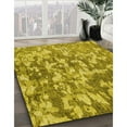 thumbnail image 3 of Ahgly Company Machine Washable Indoor Rectangle Transitional Dark Yellow Green Area Rugs, 5' x 7', 3 of 7