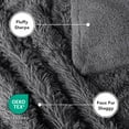 thumbnail image 5 of PetAmi Waterproof Dog Blanket for Medium Large Dogs, Calming Fleece Cat Blanket, Couch Protector Washable Sherpa Faux Fur Pet Throw for Puppy, Soft Reversible Leakproof 40x60 Gray, 5 of 9