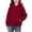 #A02-Wine, variant on Abcomgle Hoodies for Girls 7-8 Cute Solid Hooded Sweatshirts for Girls Loose Long Sleeve Girls Pullover Top Aesthetic Winter Clothes for Tween Girls with Pocket