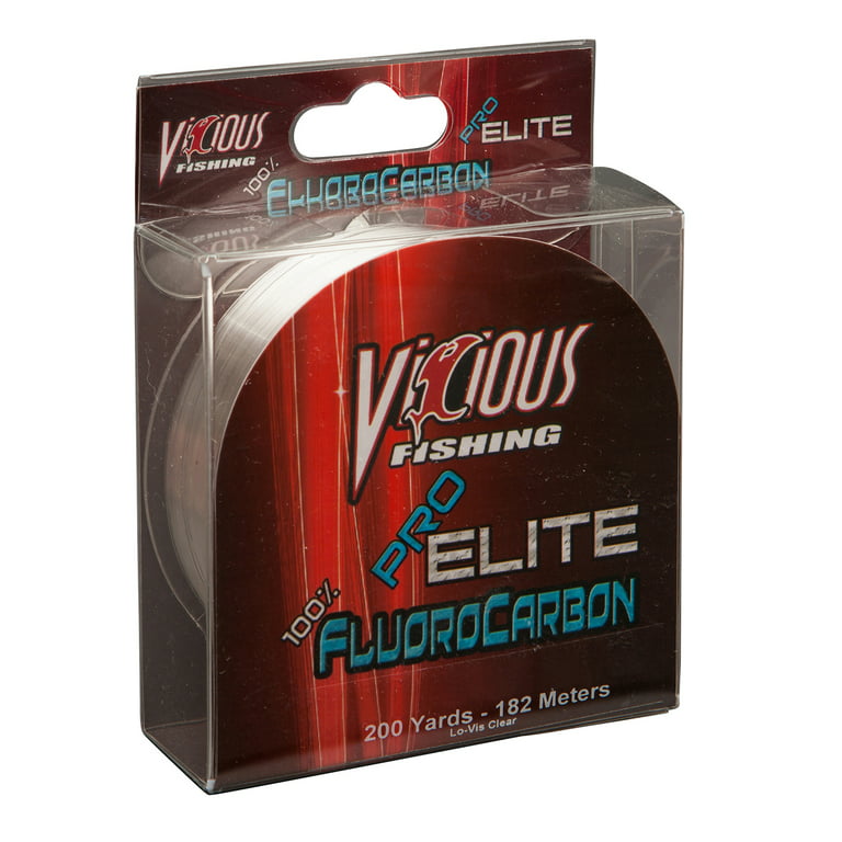 Vicious Pro Elite 100% Japanese Fluorocarbon - 200 Yards 