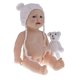 thumbnail image 1 of Muñeca de niño recién nacido de vinilo realista, juguete didáctico, juego de Niño Blanco Sunnimix Muñeca de vinilo recién nacido, 1 of 6