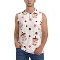 thumbnail image 1 of KLL Milk Tea Print Workout Tank Tops Gym Sleeveless Fitness Muscle Tee-Large, 1 of 7