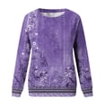 thumbnail image 4 of Chandails à Capuchon de Mode pour Femmes 2023 Manches Longues Décontractées Col Rond Chandails en Molleton Solides Hauts Blouse 50 % de Rabais Liquidation Costumes Halloween/noël, 4 of 4