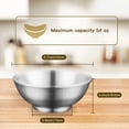 thumbnail image 2 of TrendMallOasis 54 Oz Stainless Steel Ramen Bowls, Double Wall Insulated Soup Bowls for Pho, Pasta and Salad, Set of 2, 2 of 8