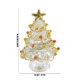 thumbnail image 3 of Dalxymotic Christmas Tree Tabletop Ornament, Festive Desktop Decorative Figurine, Holiday Winter Celebration Accent, Christmas Home Office Decoration for Desk, Shelf, Mantel, 3 of 7