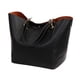 thumbnail image 1 of Sonducket Bolso práctico y duradero de PU con gran capacidad, bolsos de mujer, bolsos de hombro, bolso de mano Bolsas de mensajero y de hombro negro, 1 of 6