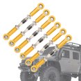 thumbnail image 5 of 6Pcs Aluminum Alloy Adjustable Push RodsTurnbuckle Rod Linkage Accessories for Car Modelsgolden, 5 of 8