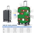 thumbnail image 6 of Haiem Cute Santa And Ho Ho Ho Luggage Cover,Durable, Washable Suitcase Protector With Anti-Scratch Technology - Keep Your Luggage Looking New Large, 6 of 9