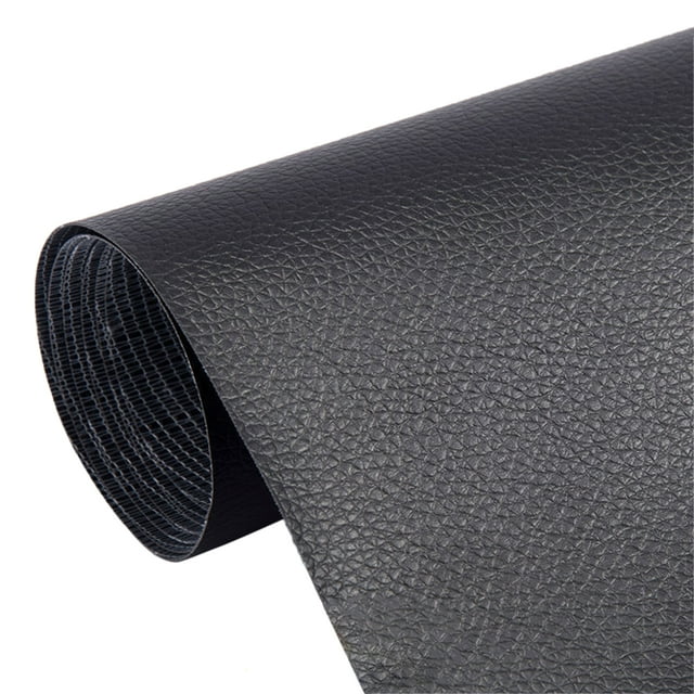 Black 35x137 Cm Self-adhesive Leather Patch For Sofa Repair Subsidized Leather Patch With Adhesive Backing Leather Fabric
