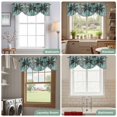 thumbnail image 6 of Tie Up Valances for Windows, Boho Coastal Tree Adjustable Valance Curtains Window Treatment for Living Room, Ocean Vintage Tropical Plant Flower Rod Pocket Kitchen Curtains & Drapes 60x18 Inch, 6 of 9