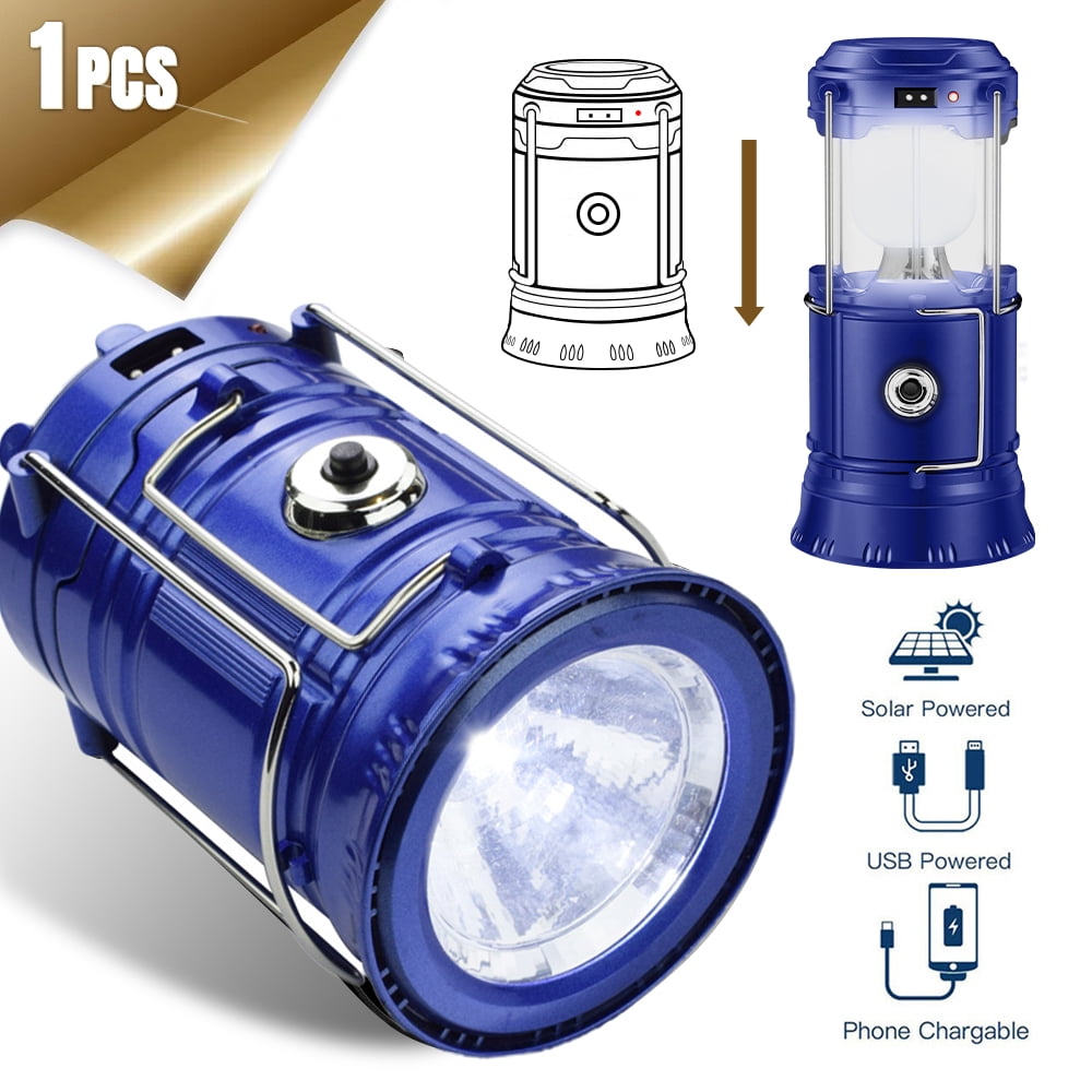 3-mode solar rechargeable led lantern flashlight with usb power bank Lichamp 4-Pack Camping Lantern, Lanterns Battery Powered Pop Up Lamps Three Modes for Power Outages Hurricane Supplies Emergency Indoor & Outdoor : Tools & Designed for emergency situations Solar Collapsible LED Lantern 3-in-1